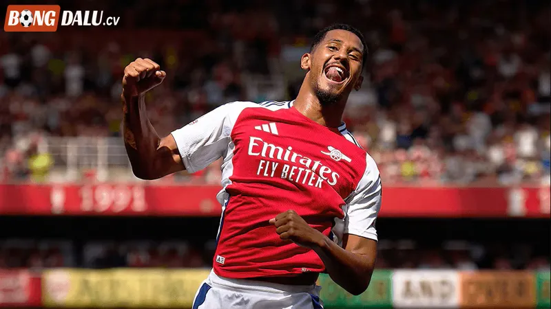 Những thông số ấn tượng của William Saliba tại Arsenal